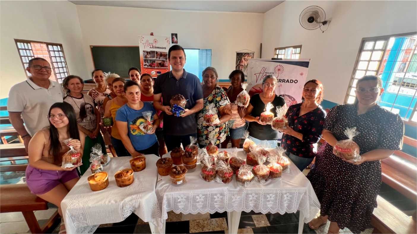 Projeto “Flor do Cerrado” inicia curso de panetone para capacitar mulheres em Rondonópolis