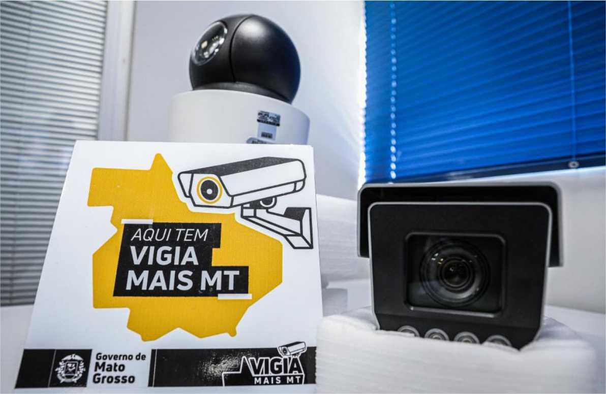 Vigia Mais MT tem 126 municípios habilitados e 11.360 câmeras de monitoramento entregues