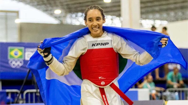 Inspirada por atleta olímpica de MT, estudante conquista ouro nos Jogos da Juventude em João Pessoa