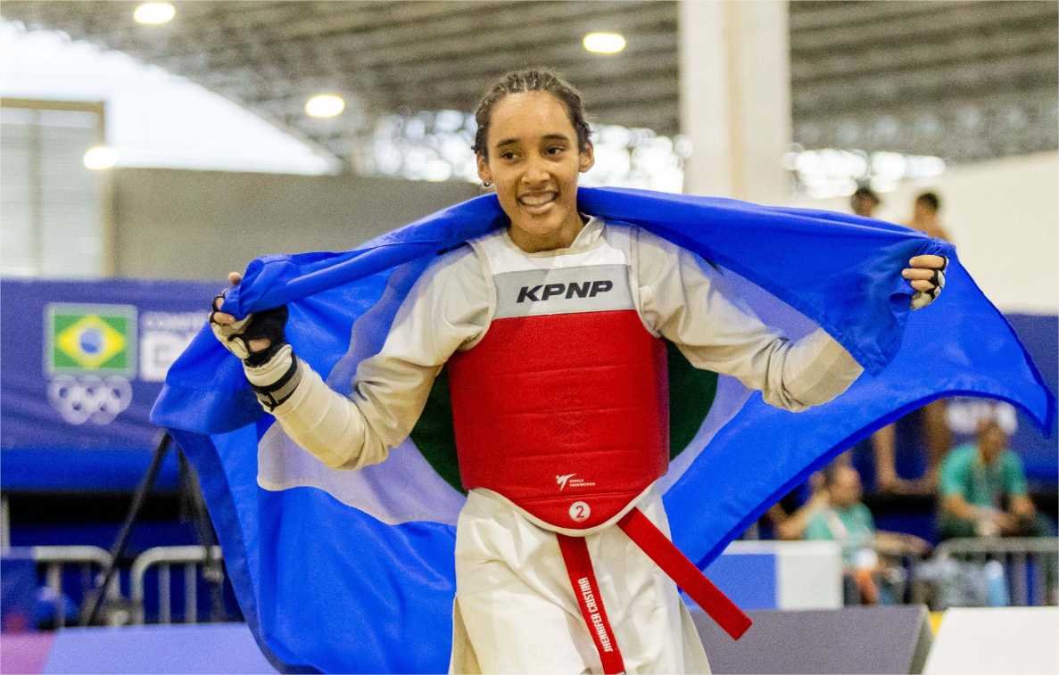Inspirada por atleta olímpica de MT, estudante conquista ouro nos Jogos da Juventude em João Pessoa