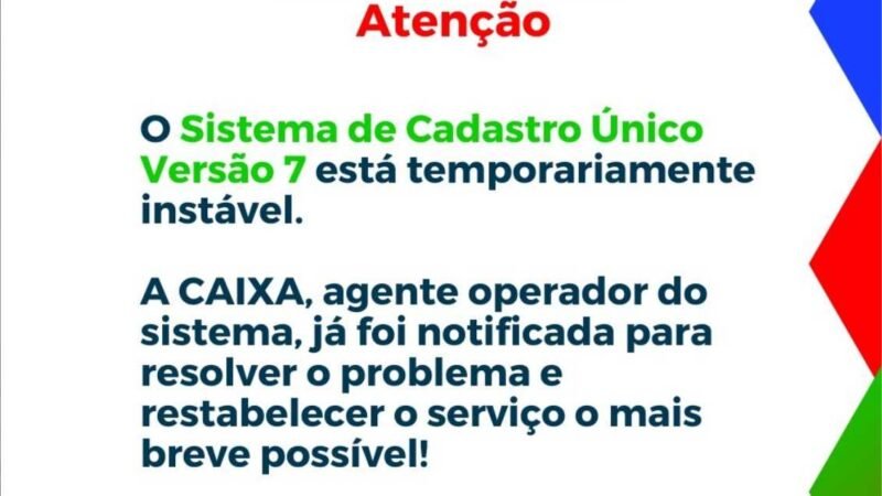 Instabilidade no sistema do governo federal causa lentidão no atendimento nos CRAS para atualização do CadÚnico