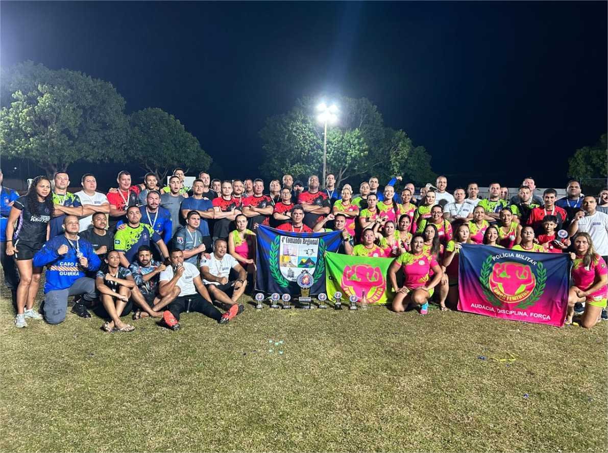 Delegação formada por policiais do 4º e 11º Comando Regional é campeã do Jogos Olímpicos da PM