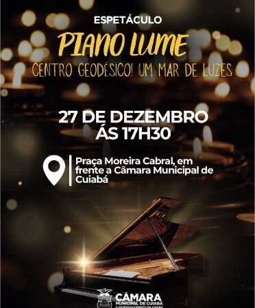 “Piano Lume” transforma o Centro Geodésico em um mar de luzes na próxima sexta, 27