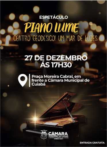 “Piano Lume” transforma o Centro Geodésico em um mar de luzes na próxima sexta, 27