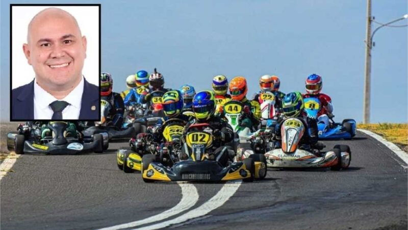 Abilio destina R$ 400 mil para investimento em corridas de kart em Várzea Grande