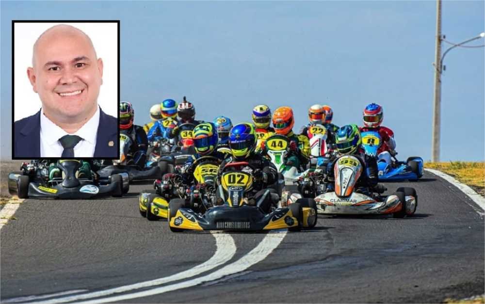 Abilio destina R$ 400 mil para investimento em corridas de kart em Várzea Grande