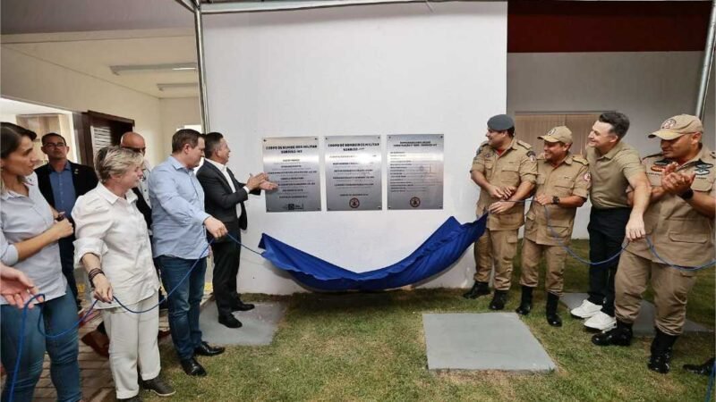 Governo de MT entrega novo batalhão e viatura para reforçar atuação do Corpo de Bombeiros em Sorriso