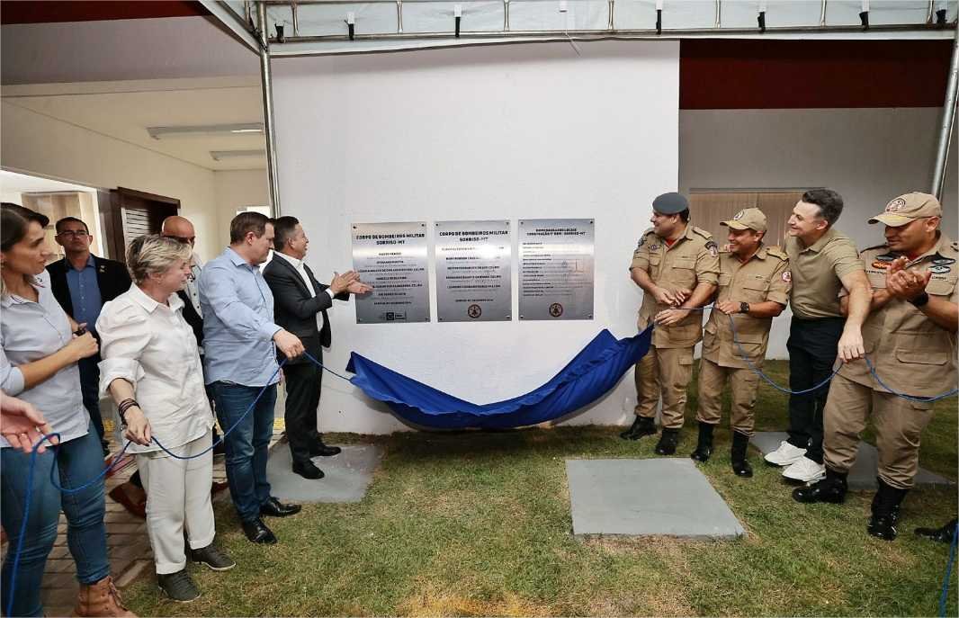 Governo de MT entrega novo batalhão e viatura para reforçar atuação do Corpo de Bombeiros em Sorriso