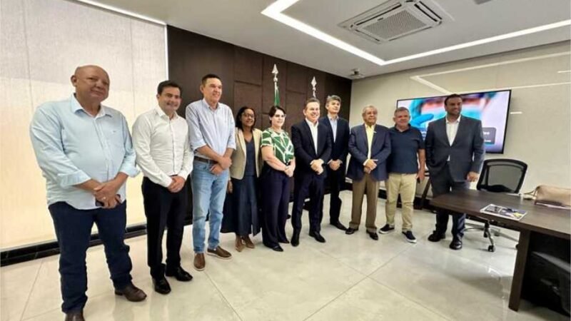 Deputada Coronel Fernanda lidera reunião com governador Mauro Mendes