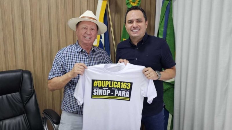 Prefeito de Sinop adere à campanha “Duplica Já”