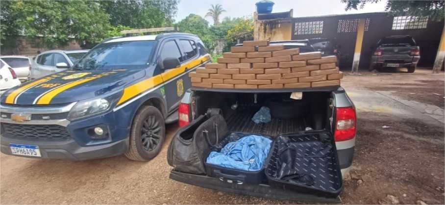 PRF Apreende 41 kg de Pasta Base de Cocaína em Jangada/MT