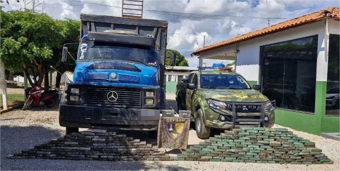 Gefron apreende 216 quilos de entorpecentes e causa prejuízo de R$ 4,5 milhões ao crime organizado