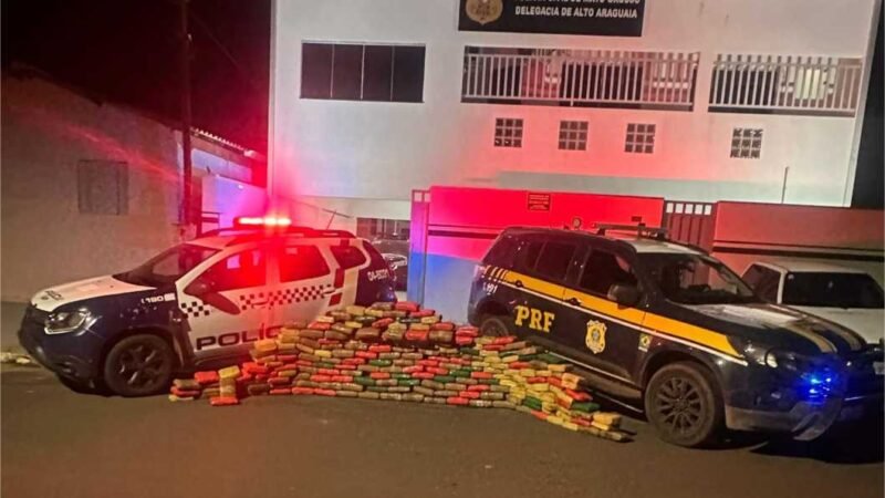 Polícia Militar e PRF apreendem 212 quilos de supermaconha em Alto Araguaia