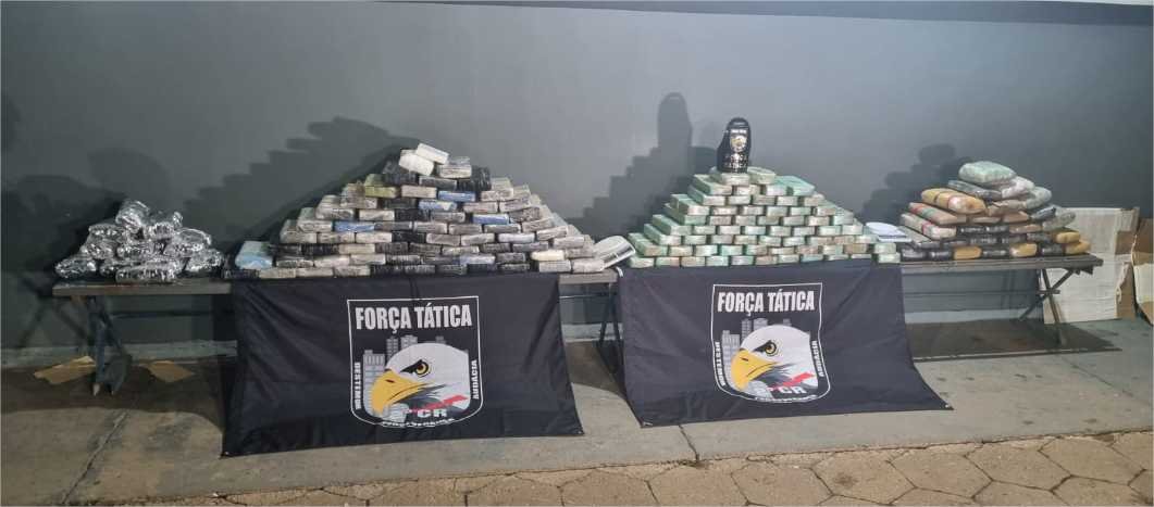 Polícia Militar apreende 270 quilos de entorpecentes em Várzea Grande