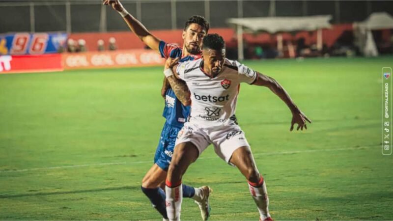 Fortaleza joga mal, perde para o Vitória e cai para 5º lugar do Brasileirão