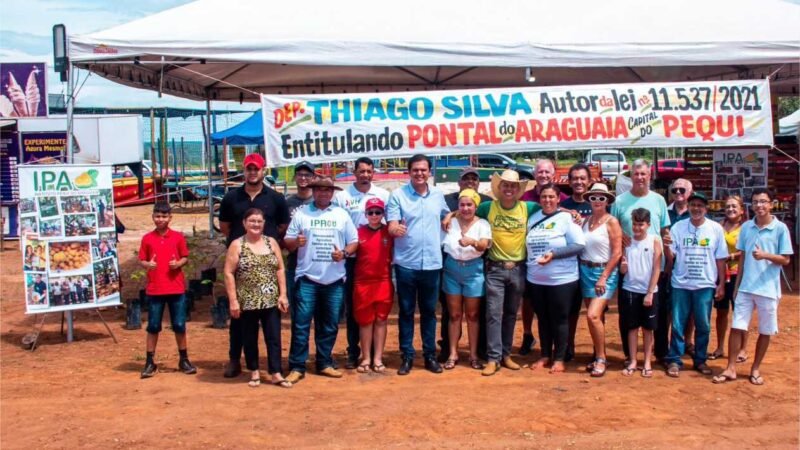 Deputado Thiago Silva comemora o sucesso do 4º Festival Regional do Pequi em Pontal do Araguaia
