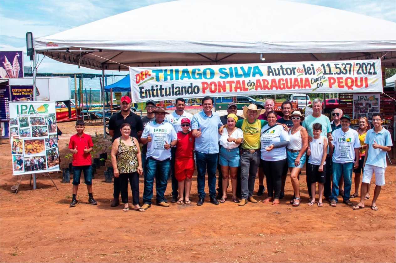 Deputado Thiago Silva comemora o sucesso do 4º Festival Regional do Pequi em Pontal do Araguaia