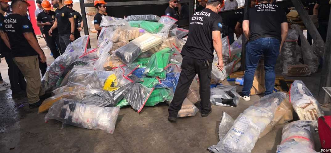 Polícia Civil incinera 3,5 toneladas de entorpecentes em Cuiabá