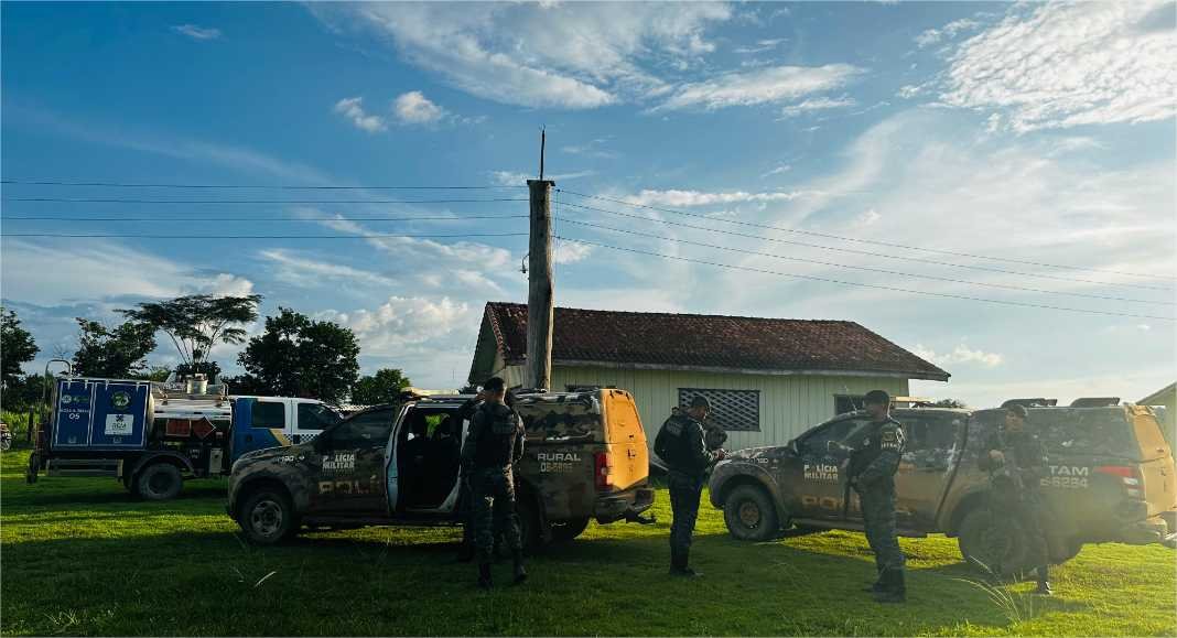 Polícia Militar prende dois suspeitos que invadiram base do Indea e balearam sargento em Colniza