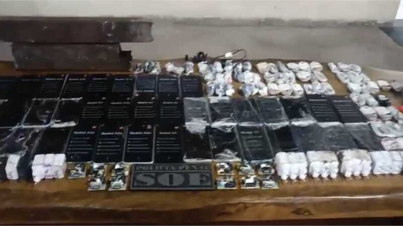 Polícia Penal apreende 97 celulares e 267 porções de entorpecentes em unidades prisionais de MT