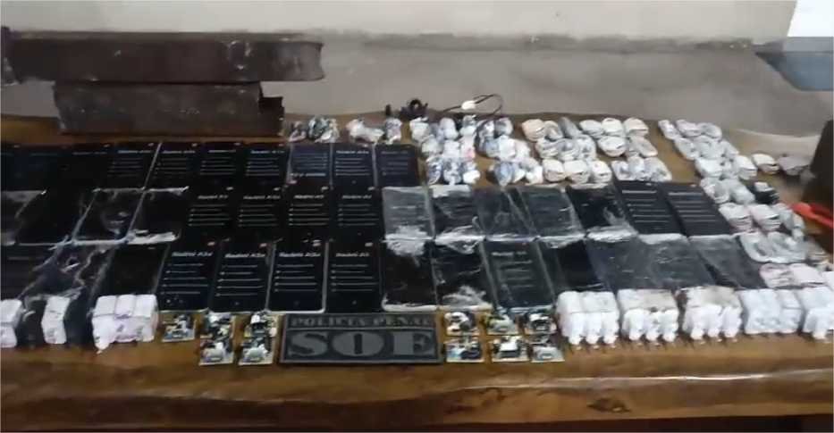 Polícia Penal apreende 97 celulares e 267 porções de entorpecentes em unidades prisionais de MT
