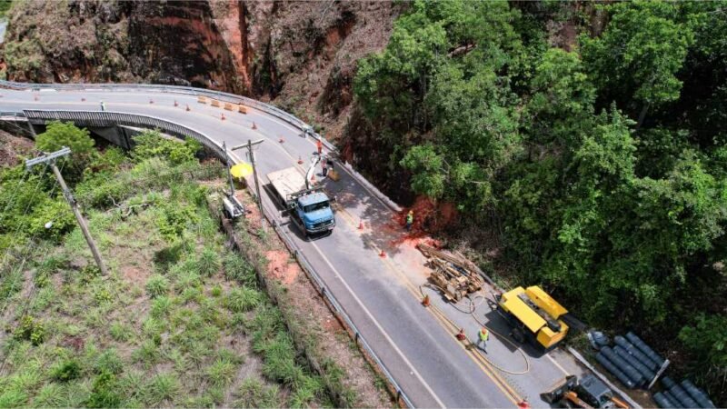 Trânsito no Portão do Inferno funcionará no sistema pare e siga até 18 de dezembro