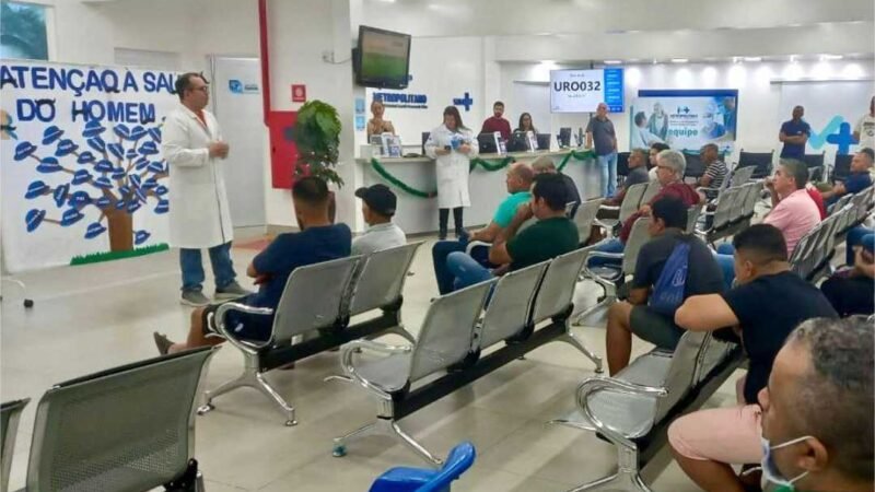 Hospital Metropolitano realizou 65 atendimentos preventivos ao câncer de próstata em mutirão