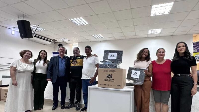 Seciteci doa 572 computadores e recolhe 168 toneladas de lixo eletrônico em 2024