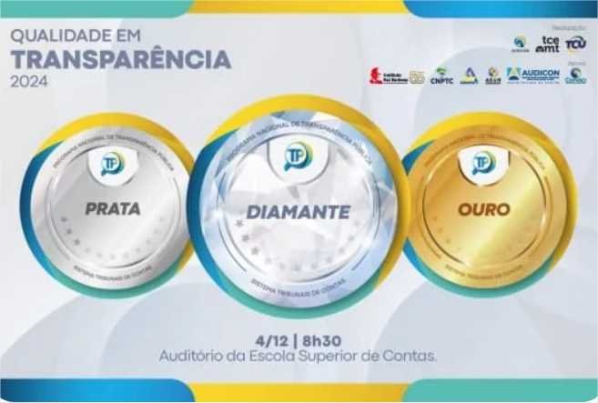 Câmara Municipal de Cuiabá Recebe o Selo Diamante de Transparência Pública