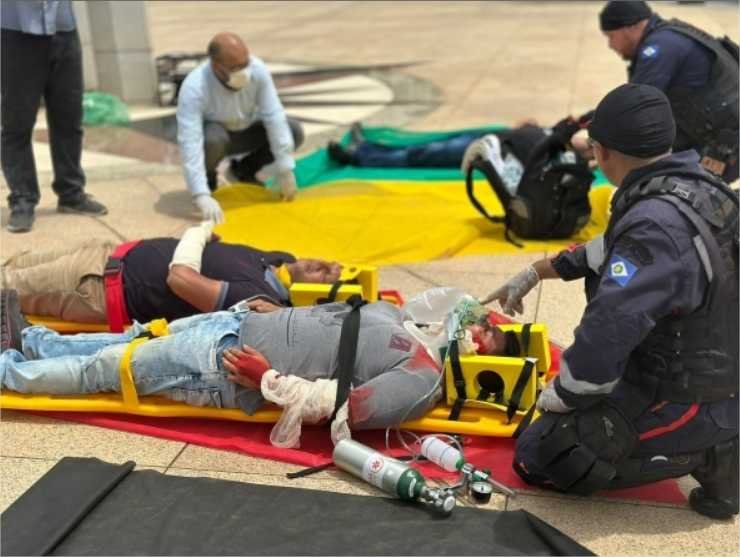 Câmara realiza simulação de incêndio e reforça medidas de segurança