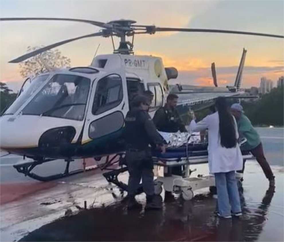 Sargento aposentado é baleado por colegas de farda depois de agredir esposa em Cuiabá; veja vídeo