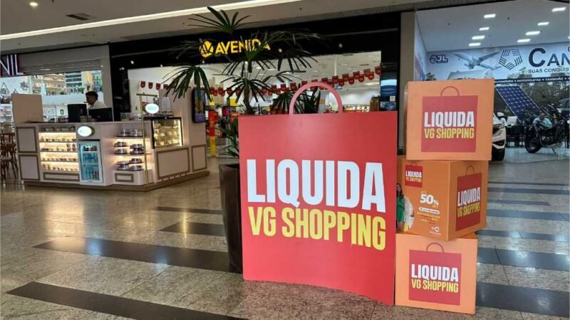 Liquida VG Shopping oferece descontos de até 50% e aquece vendas no início de 2025