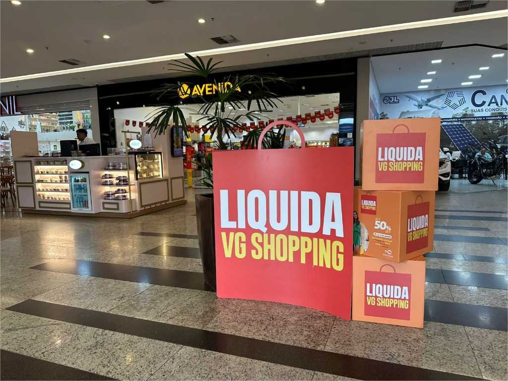 Liquida VG Shopping oferece descontos de até 50% e aquece vendas no início de 2025
