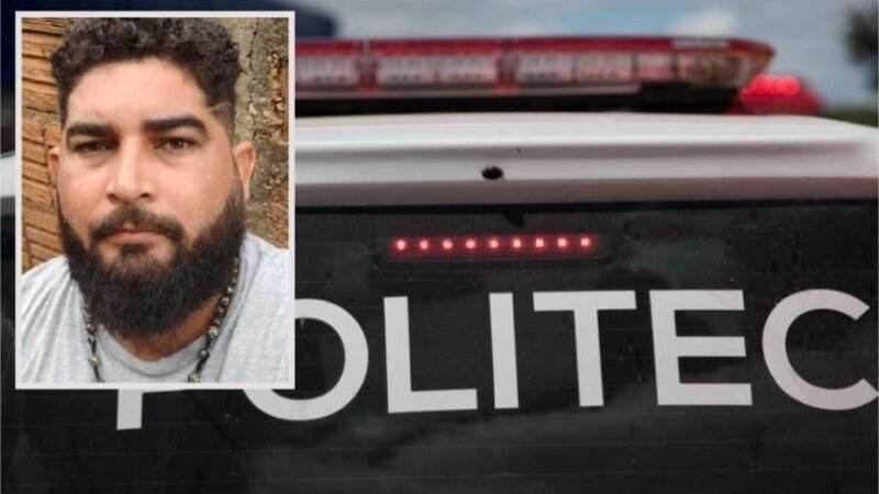 Homem é assassinado a tiros na frente da esposa e amigo fica ferido no interior