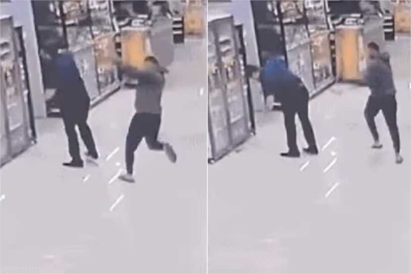 Homem é preso após golpear gerente de supermercado usando uma pá em MT