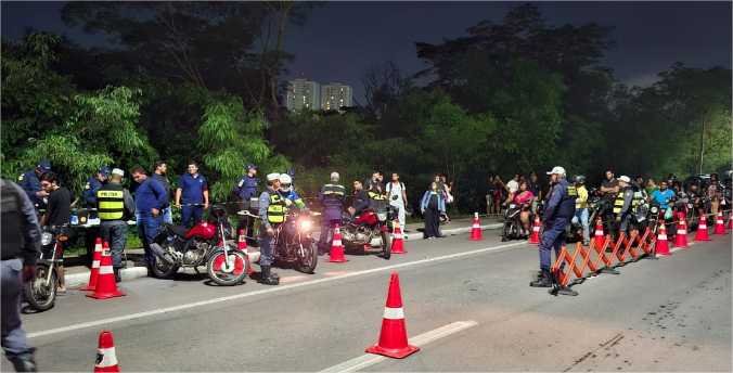 Primeira Lei Seca em Várzea Grande prende um condutor por embriaguez e remove 41 motocicletas