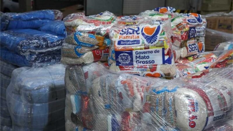 Governo de MT envia 265 cestas de alimentos para famílias em três municípios do interior