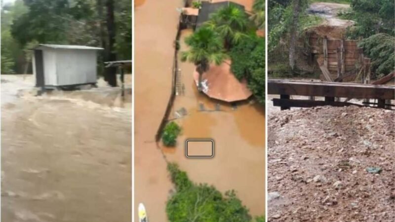 Após temporais, 14 cidades de MT decretam situação de emergência
