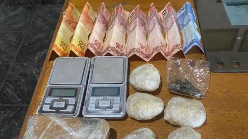 Polícia Militar prende quatro pessoas em flagrante por tráfico de drogas
