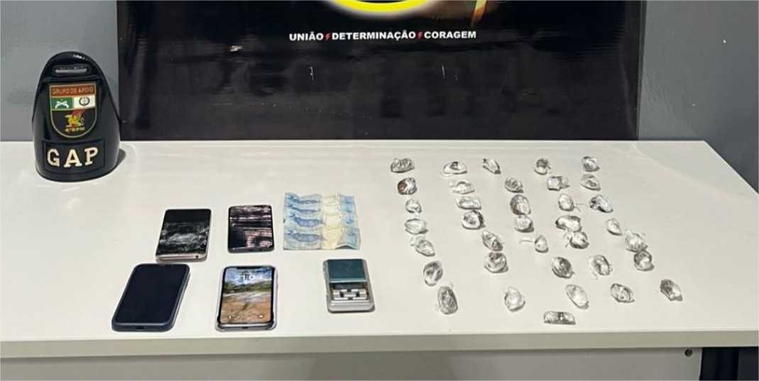 Polícia Militar prende quadrilha com 43 porções de drogas em Várzea Grande