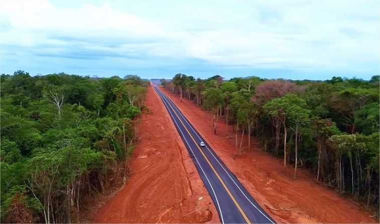 Deputado Thiago indica e Governo pavimenta 36 km em Bom Jesus do Araguaia