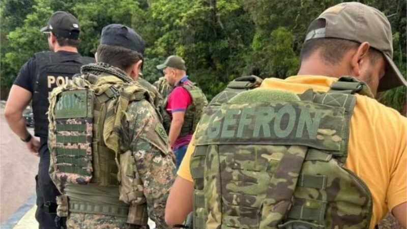 Gefron, Bope e Polícia Federal apreendem 420 quilos de cocaína em caminhão frigorífico