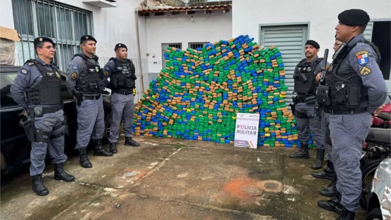 Polícia Militar apreende mais de 1,1 tonelada de maconha em Itiquira