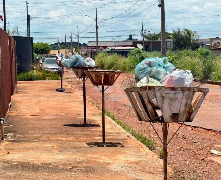 Coleta irregular gera acúmulo de lixo nas ruas e problemas em bairros de Cuiabá