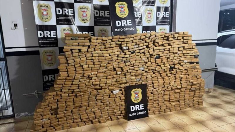 Forças de segurança apreenderam 41,2 toneladas de drogas em 2024