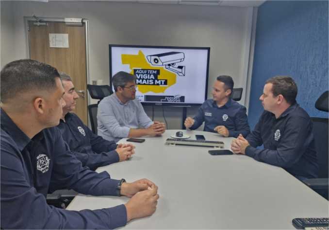 Sesp e Prefeitura de Cuiabá alinham funcionamento do Vigia Mais MT no Mercado do Porto