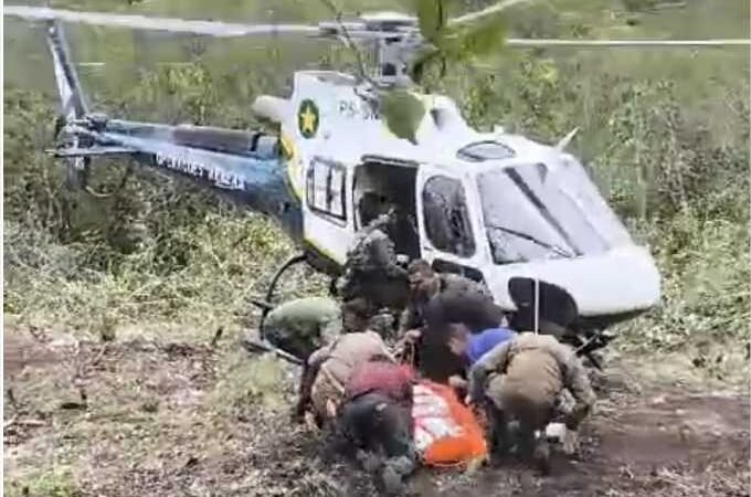 Ciopaer e Corpo de Bombeiros resgatam piloto de aeronave que caiu em região de mata em MT