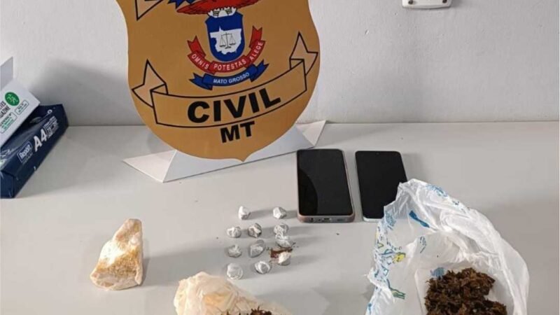 Polícia Civil desarticula ponto de tráfico de drogas e apreende três adolescentes