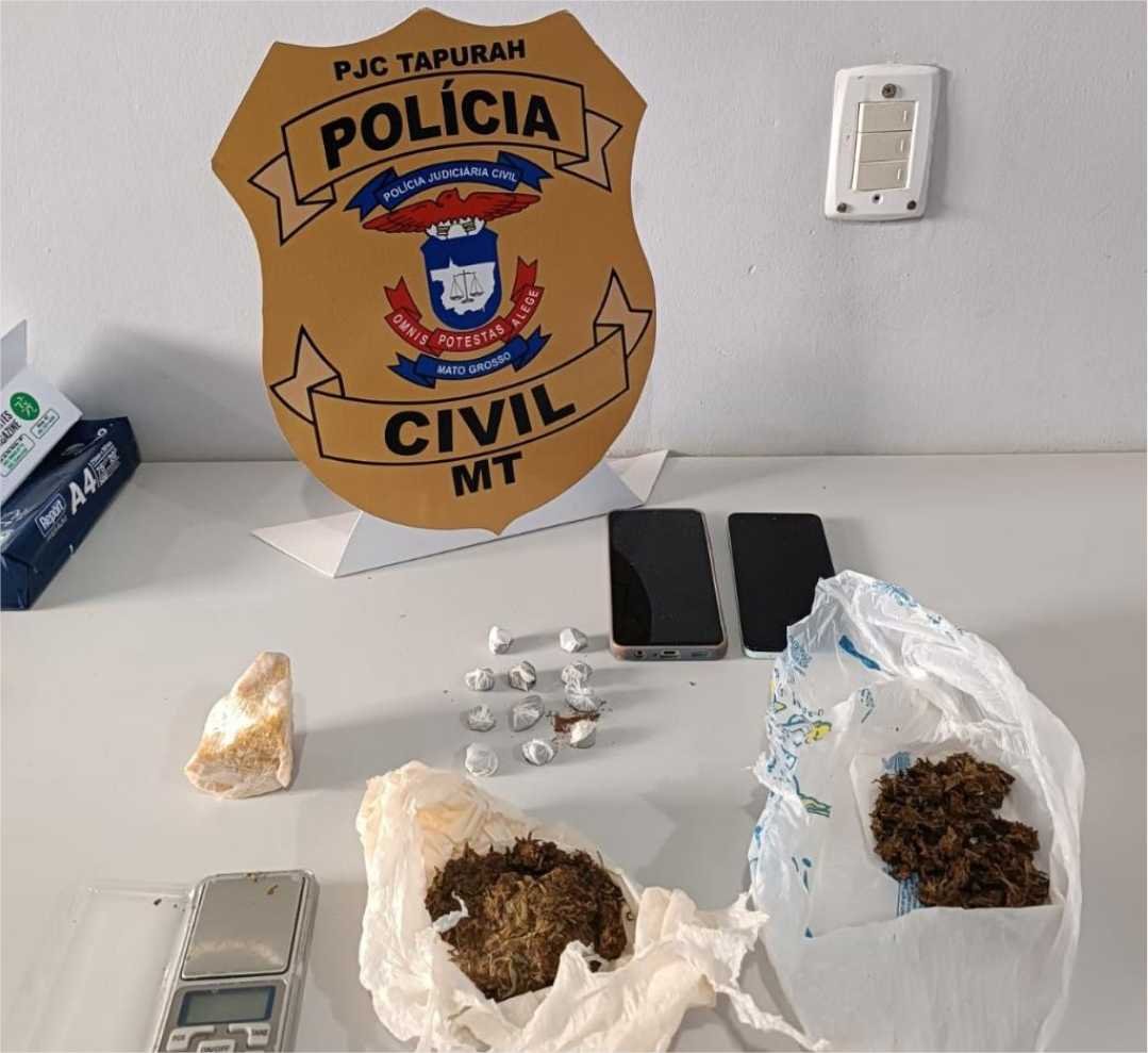 Polícia Civil desarticula ponto de tráfico de drogas e apreende três adolescentes