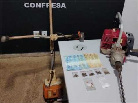 Traficante tenta vender ferramenta roubada e vítima reconhece